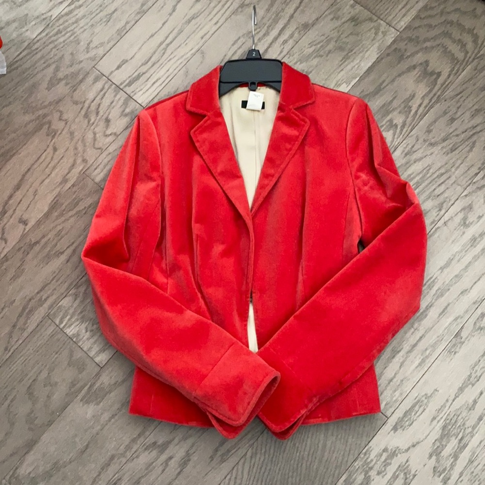 Red Velvet Blazer/Jacket